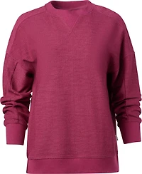 Magellan Outdoors Women's Campfire Crew Neck Ribbed Pullover