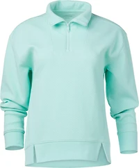 BCG Women's Quilted 1/4 Zip Pullover Top