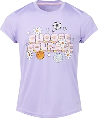 BCG Girls' Training Turbo Courage Graphic Short Sleeve T-shirt