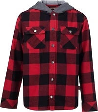 Magellan Outdoors Boys' Campfire Flannel Hoodie
