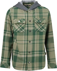 Magellan Outdoors Boys' Campfire Flannel Hoodie
