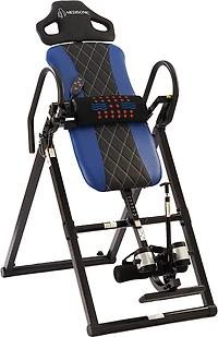 Medisonic Inversion Table w/ Adj Headrest & Removable Horizontal Heat & Massage Lumbar Pad