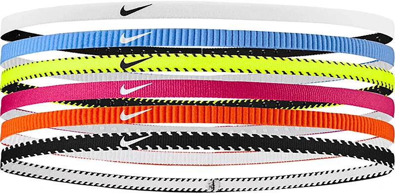 Nike Girls' Flex Classic Slim Headbands 6-Pack