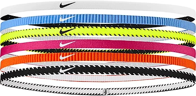 Nike Girls' Flex Classic Slim Headbands 6-Pack
