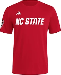 adidas Men's NC State Baseball Wordmark T-shirt