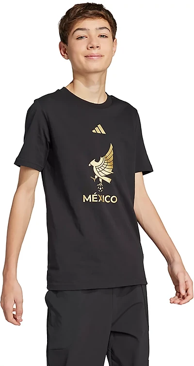 adidas Boys’ FMF Mexico Gold Kit DNA Graphic T-shirt
