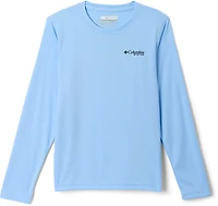 Columbia Sportswear Boys' Terminal Tackle PFG Fins and Stripes Long Sleeve T-shirt