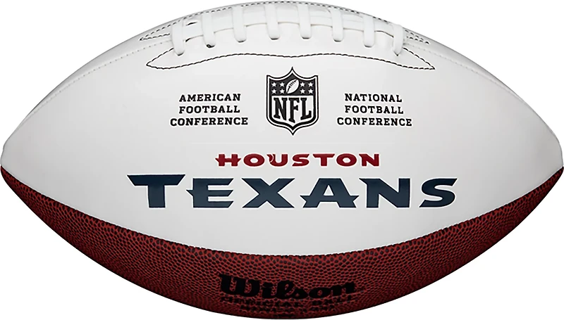 Wilson Houston Texans NFL Live Signature Autograph Football