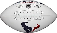 Wilson Houston Texans NFL Live Signature Autograph Football