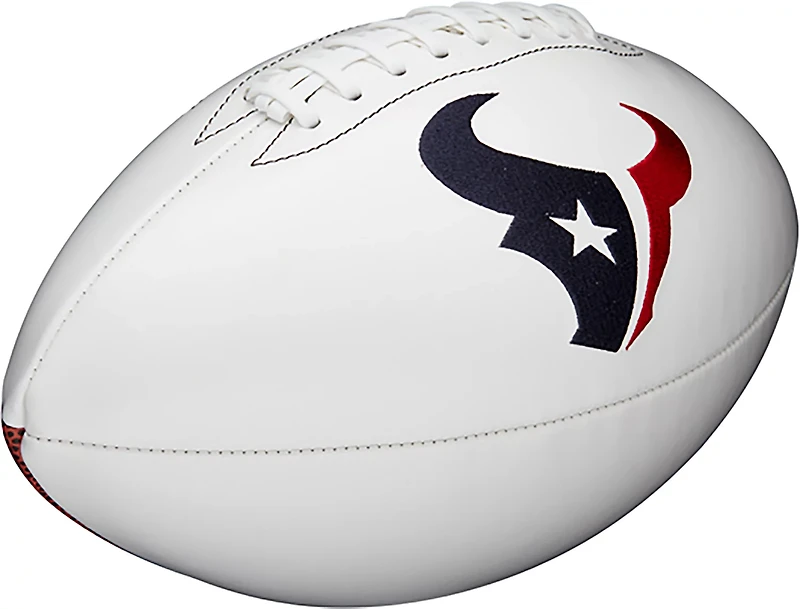 Wilson Houston Texans NFL Live Signature Autograph Football