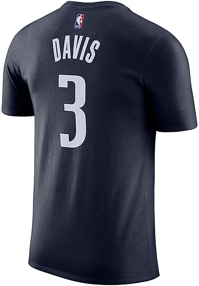 Nike Men's Jordan Dallas Mavericks Statement N&N A. Davis Short Sleeve T-shirt