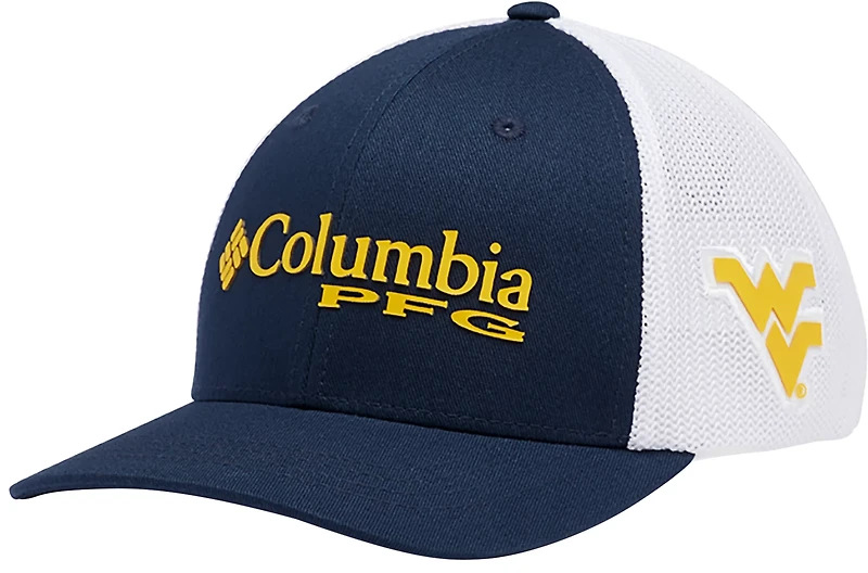 Columbia Sportswear Kids' West Virginia University PFG Mesh Snapback Hat