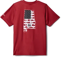 Columbia Sportswear Youth University of Alabama Flag Terminal Tackle T-shirt