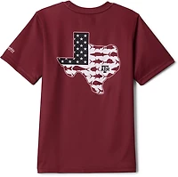 Columbia Sportswear Youth Texas A&M University Flag Terminal Tackle T-shirt