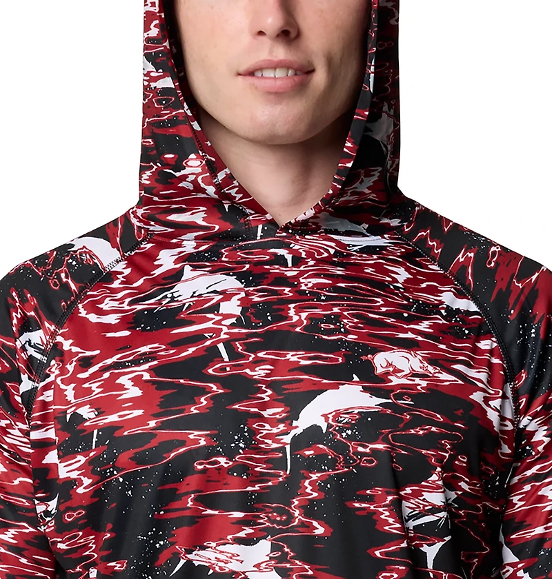 Columbia Sportswear Men's University of Arkansas Rippled Super Terminal Tackle Hoodie
