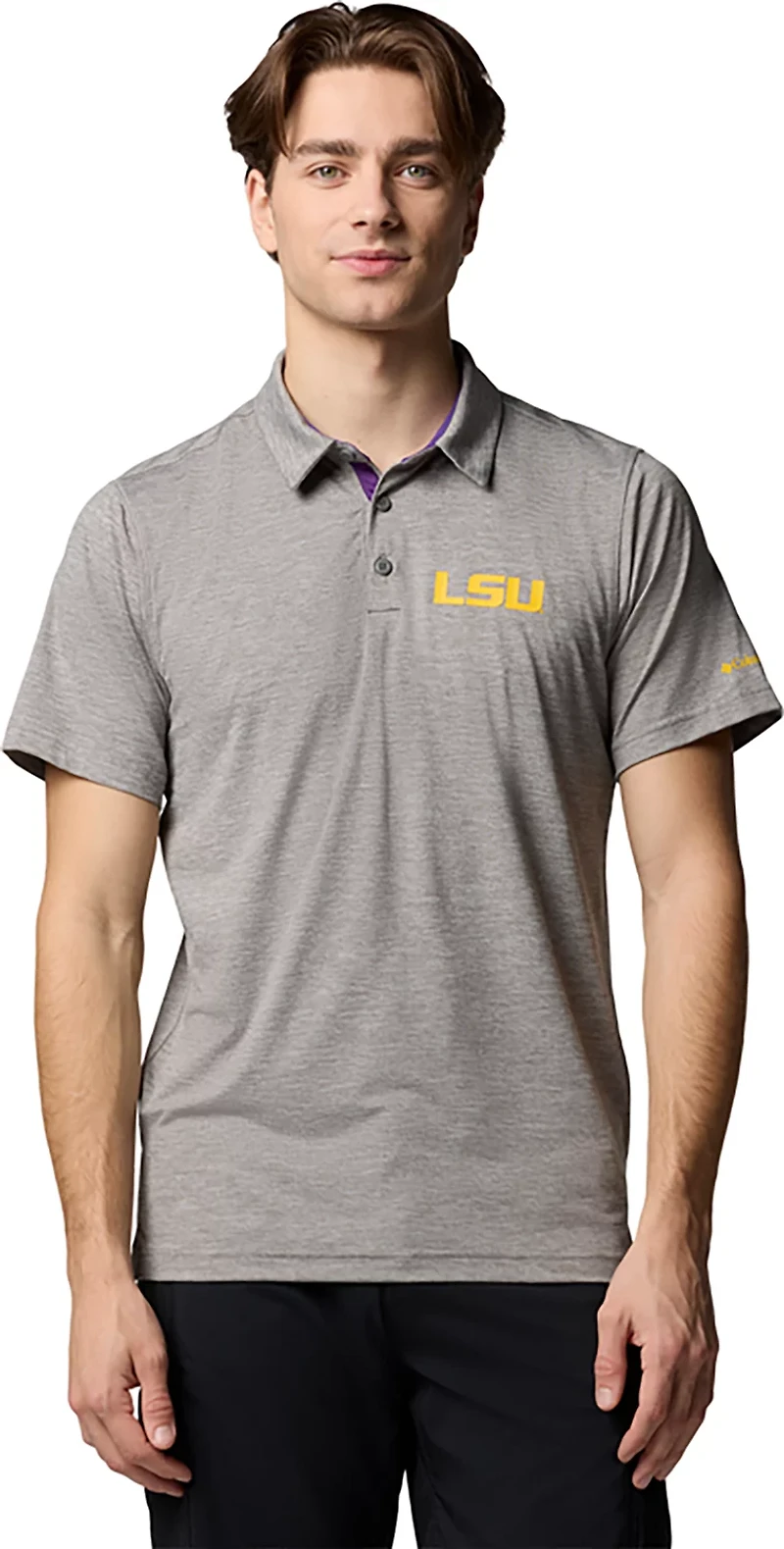 Columbia Sportswear Men's Louisiana State University Tech Trail Polo