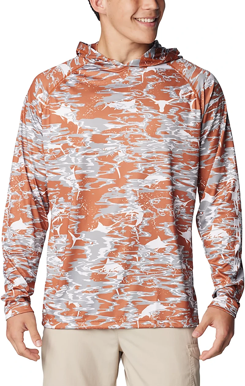 Columbia Sportswear Men's University of Texas Rippled Super Terminal Tackle Hoodie