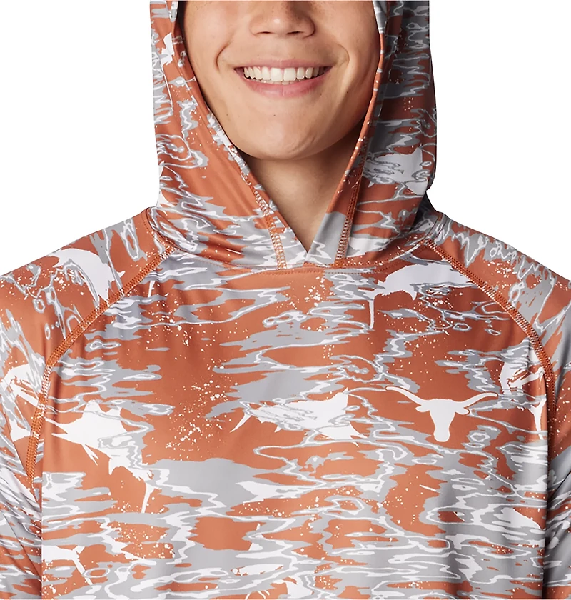 Columbia Sportswear Men's University of Texas Rippled Super Terminal Tackle Hoodie
