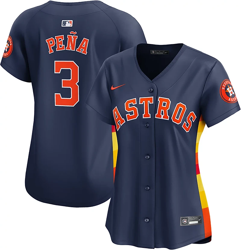 Nike Women's Houston Astros Jeremy Pena Limited Name and Number Alternate Jersey