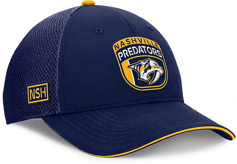 Fanatics Predators Draft Str Adj Meshback Trucker Cap