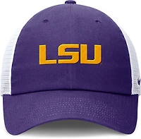 Nike LSU Team Logo Club Cap Unstructured Adjustable Meshback Cap