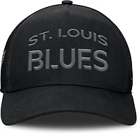 Fanatics Blues Road 6 Structured Adjustable A frame Meshback Cap
