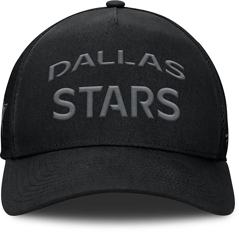 Fanatics Stars Road 6 Structured Adjustable A frame Meshback Cap
