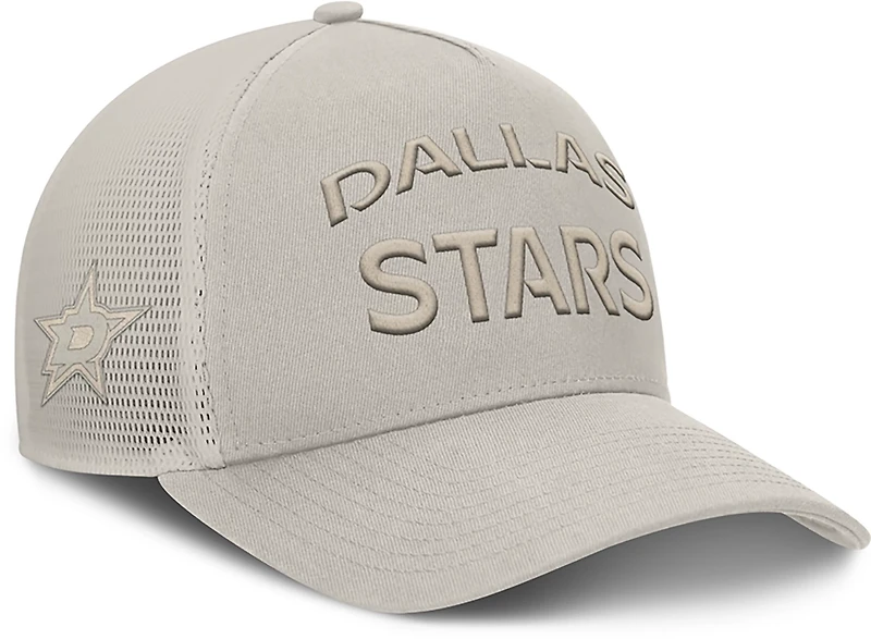 Fanatics Stars Road 6 Structured Adjustable A frame Meshback Cap