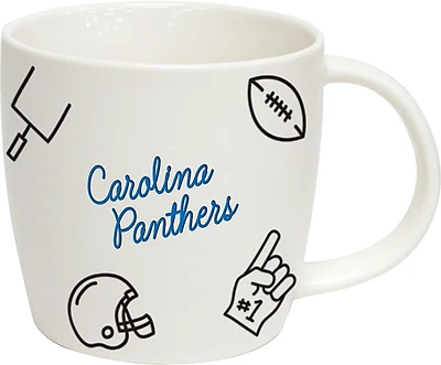 Logo Brands Panthers 18 oz Playmaker Mug