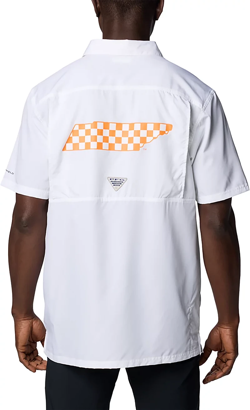 Columbia Tennessee Volunteers PFG Slack Tide Omni-Shade Button-Up Camp Shirt