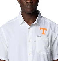 Columbia Tennessee Volunteers PFG Slack Tide Omni-Shade Button-Up Camp Shirt