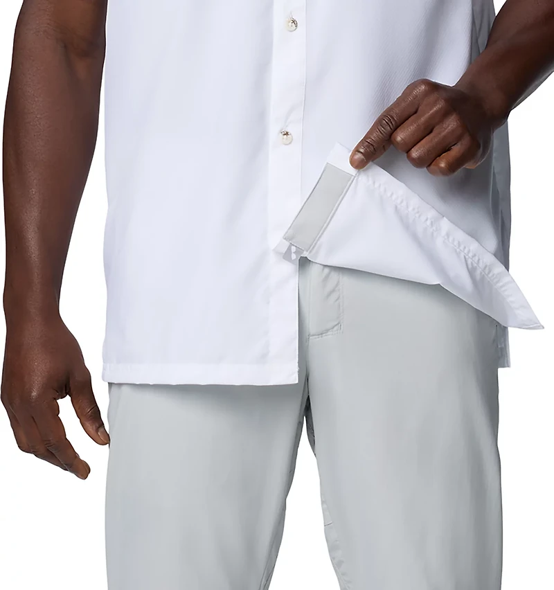 Columbia Texas AM Aggies PFG Slack Tide Omni-Shade Button-Up Camp Shirt