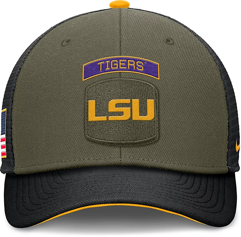 Nike LSU Rise Military Appreciation Trucker Hat