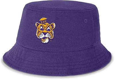 Nike Men's LSU Apex Vault Logo Square Brim Bucket Cap