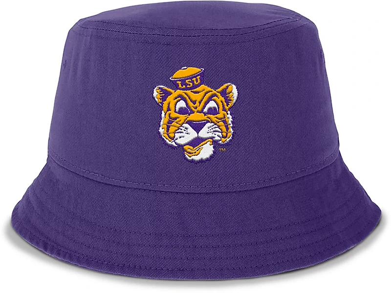 Nike Men's LSU Apex Vault Logo Square Brim Bucket Cap