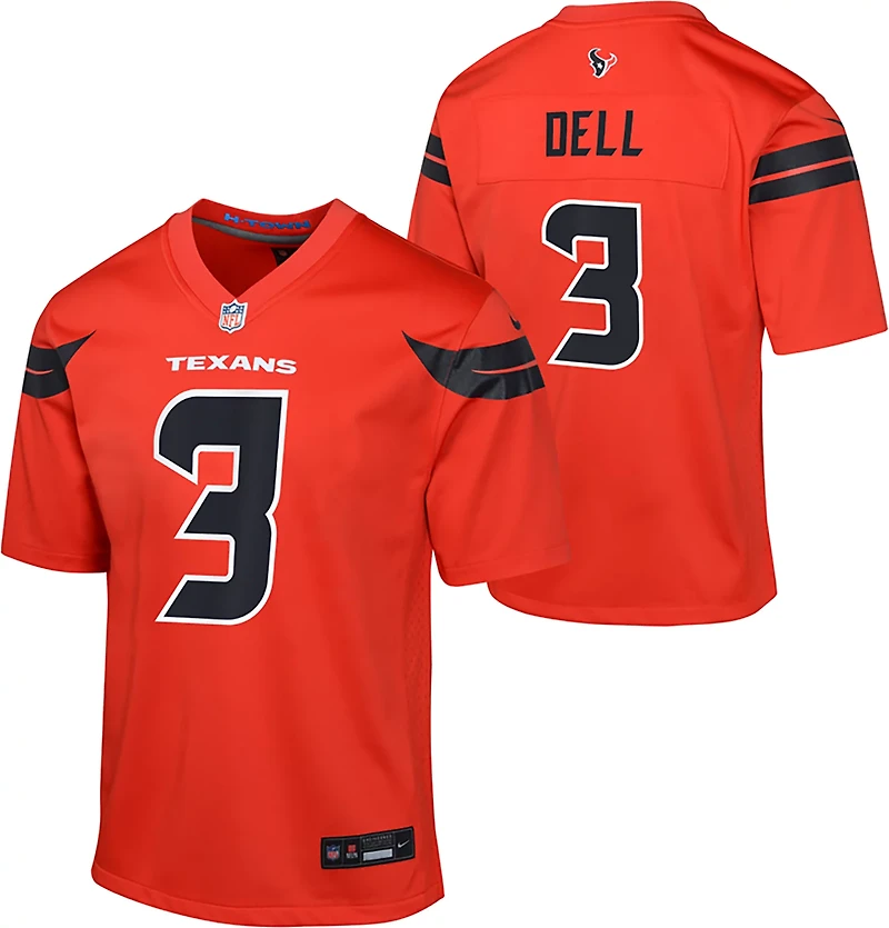 Nike Boys' Houston Texans Tank Dell Alternate Game Jersey