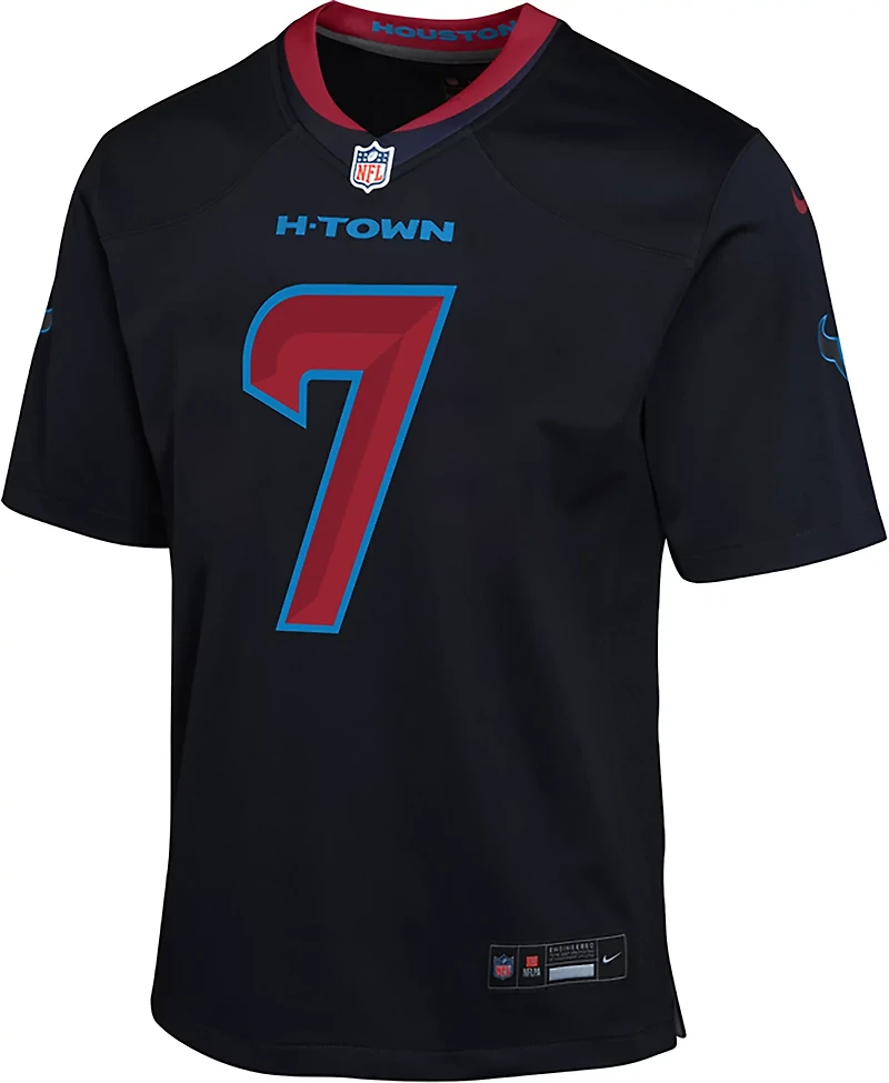 Nike Kids' Houston Texans C.J. Stroud Color Rush Alternate Game Jersey