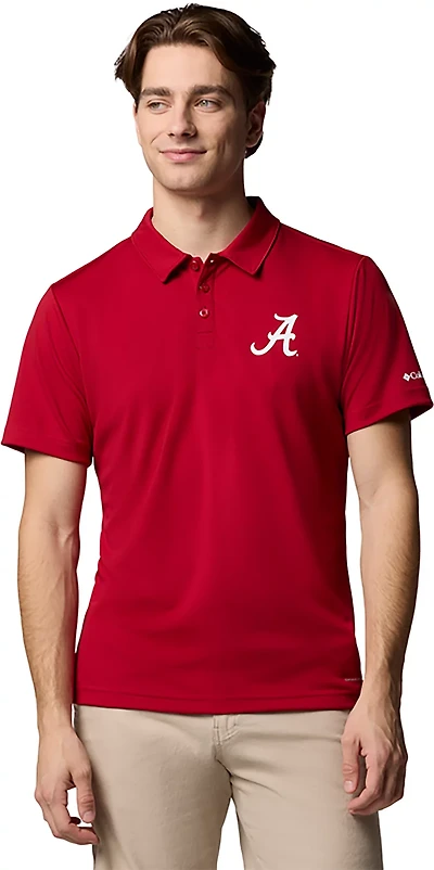 Columbia Sportswear Men's Alabama Crimson Tide Fair Catch Polo