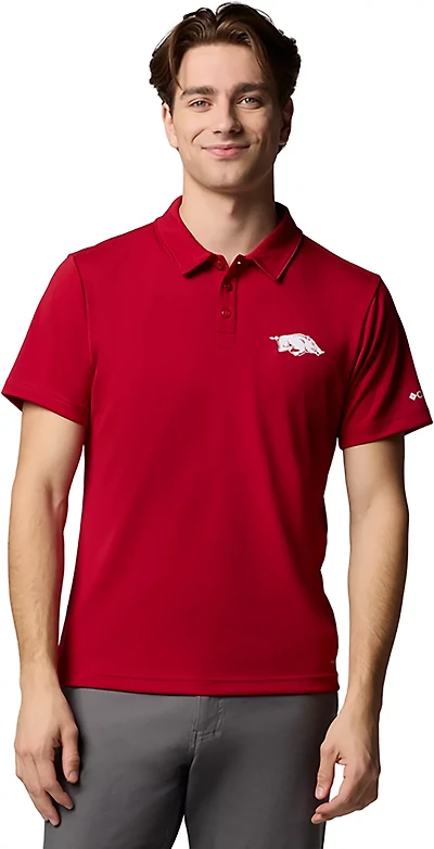 Columbia Sportswear Men's Arkansas Razorbacks Fair Catch Polo