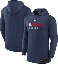 Nike Men's Atlanta Braves Authentic Collection Long Sleeve Hoodie