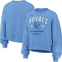 Nike Women's Kansas City Royals Long Sleeve Fleece Crewneck Sweatshirt