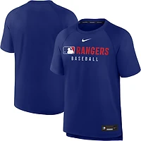 Nike Men's Texas Rangers Authentic Collection Dri-FIT Pre Game Short Sleeve T-shirt