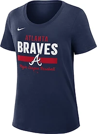 Nike Women's Braves Slub Fashion T-shirt
