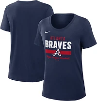 Nike Women's Braves Slub Fashion T-shirt