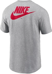 Nike Men's Braves Cooperstown Large Logo 2 Hit T-shirt
