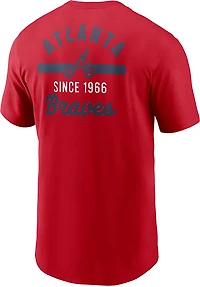 Nike Men's Braves MLB 2 Hit T-shirt