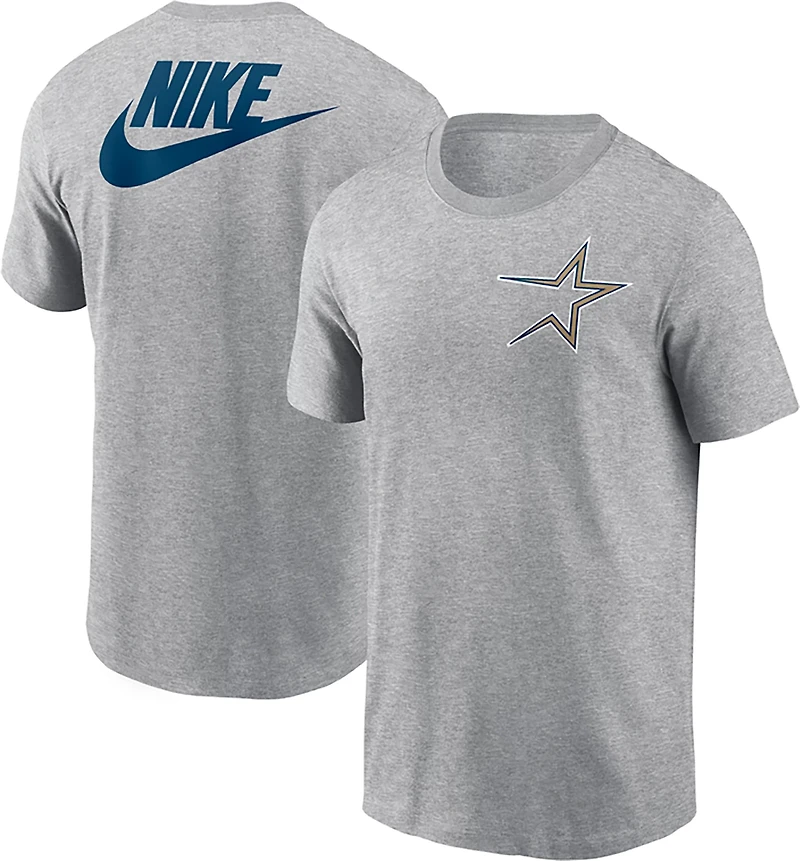 Nike Men's Astros Cooperstown Large Logo 2 Hit T-shirt