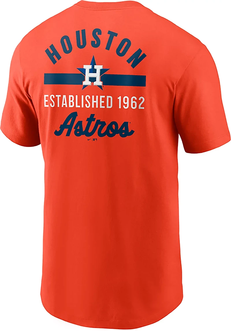 Nike Men's Astros MLB 2 Hit T-shirt