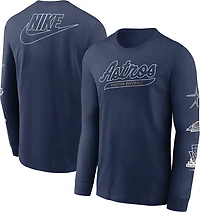 Nike Men's Houston Astros Cooperstown Knockout Long Sleeve T-shirt