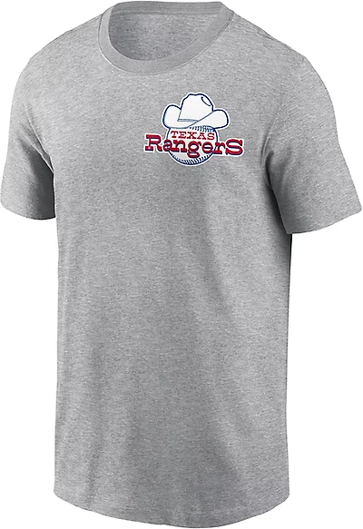 Nike Men's Rangers Cooperstown Large Logo 2 Hit T-shirt